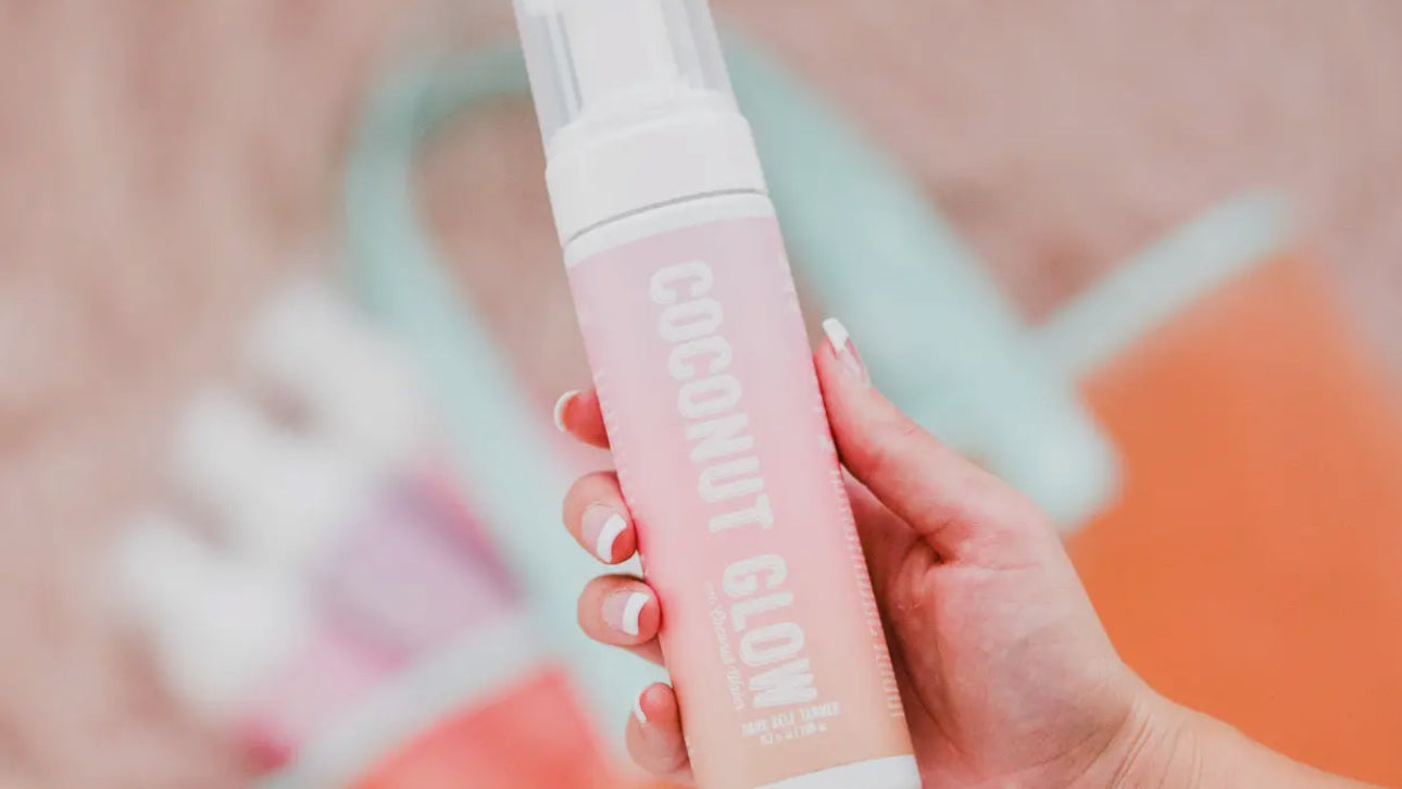 Coconut Glow - sunless tanner - Howard Soap Co. - Minnesota Made Herbal Skin Care + Candles