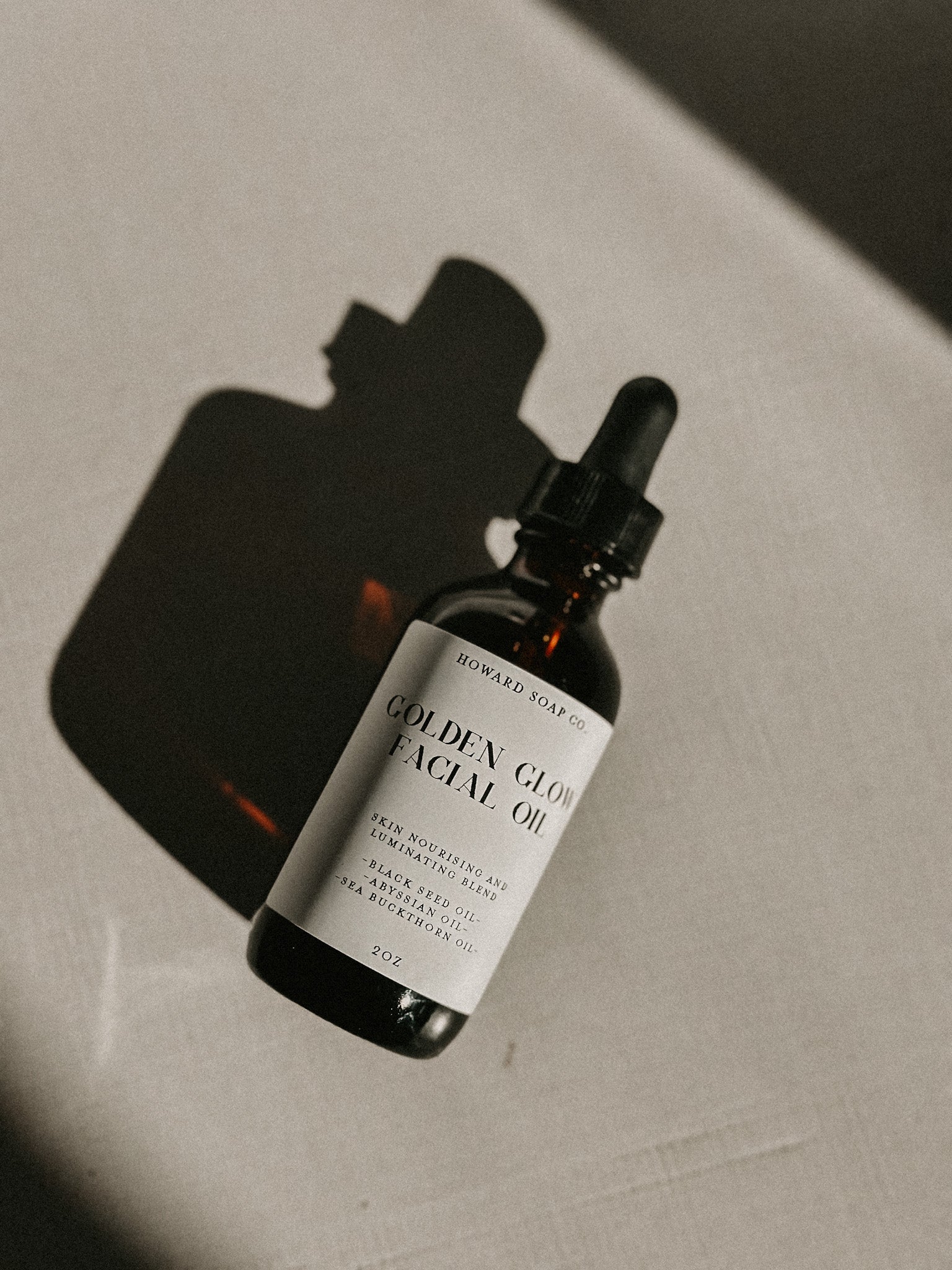 Golden Glow Facial Oil - Howard Soap Co. - Minnesota Made Herbal Skin Care + Candles
