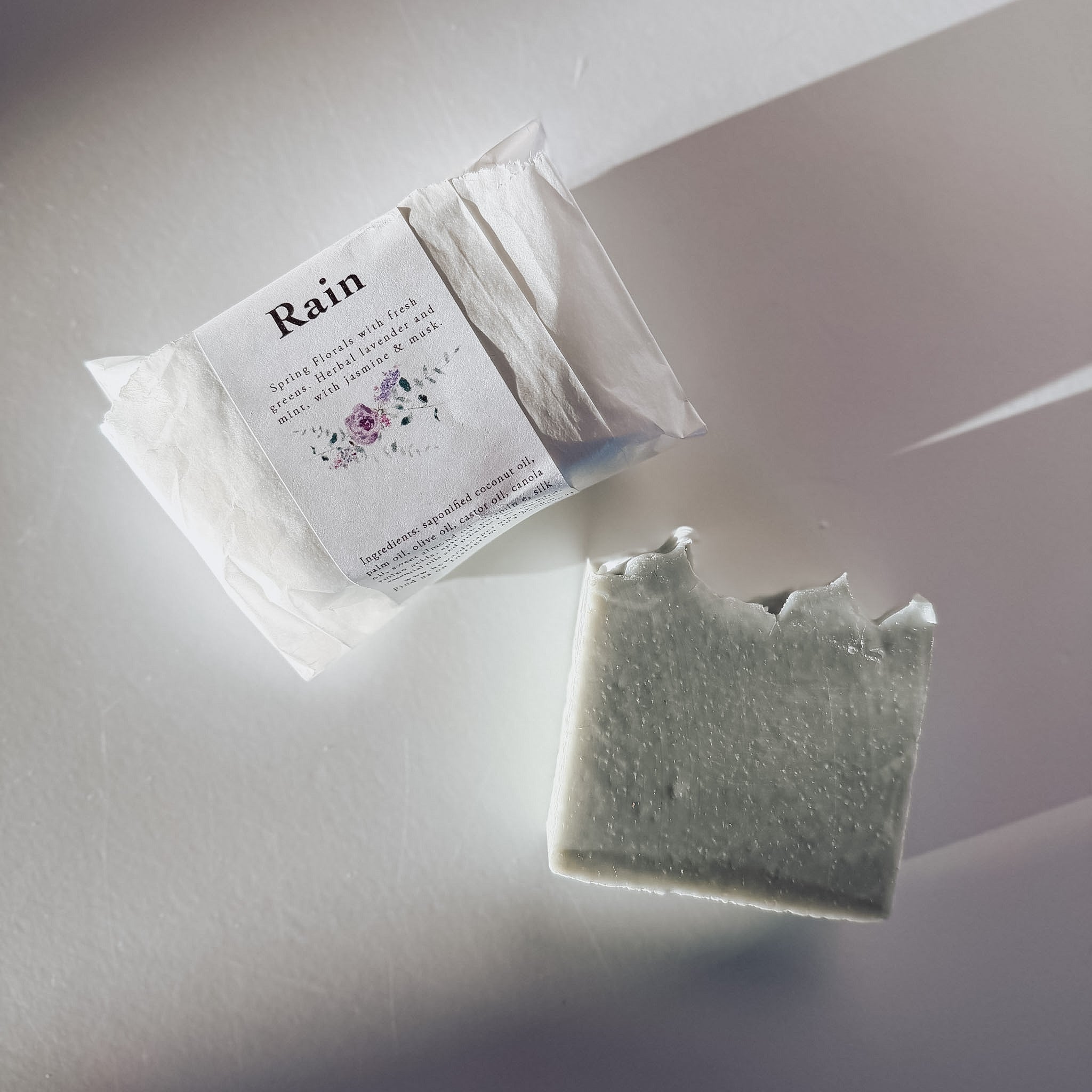 Rain Bar Soap - Howard Soap Co. - Minnesota Made Herbal Skin Care + Candles