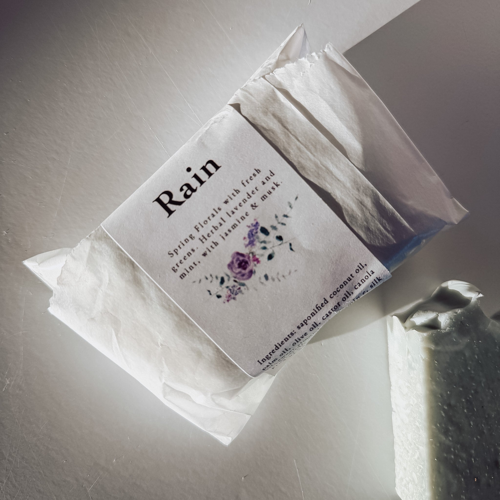 Rain Bar Soap - Howard Soap Co. - Minnesota Made Herbal Skin Care + Candles