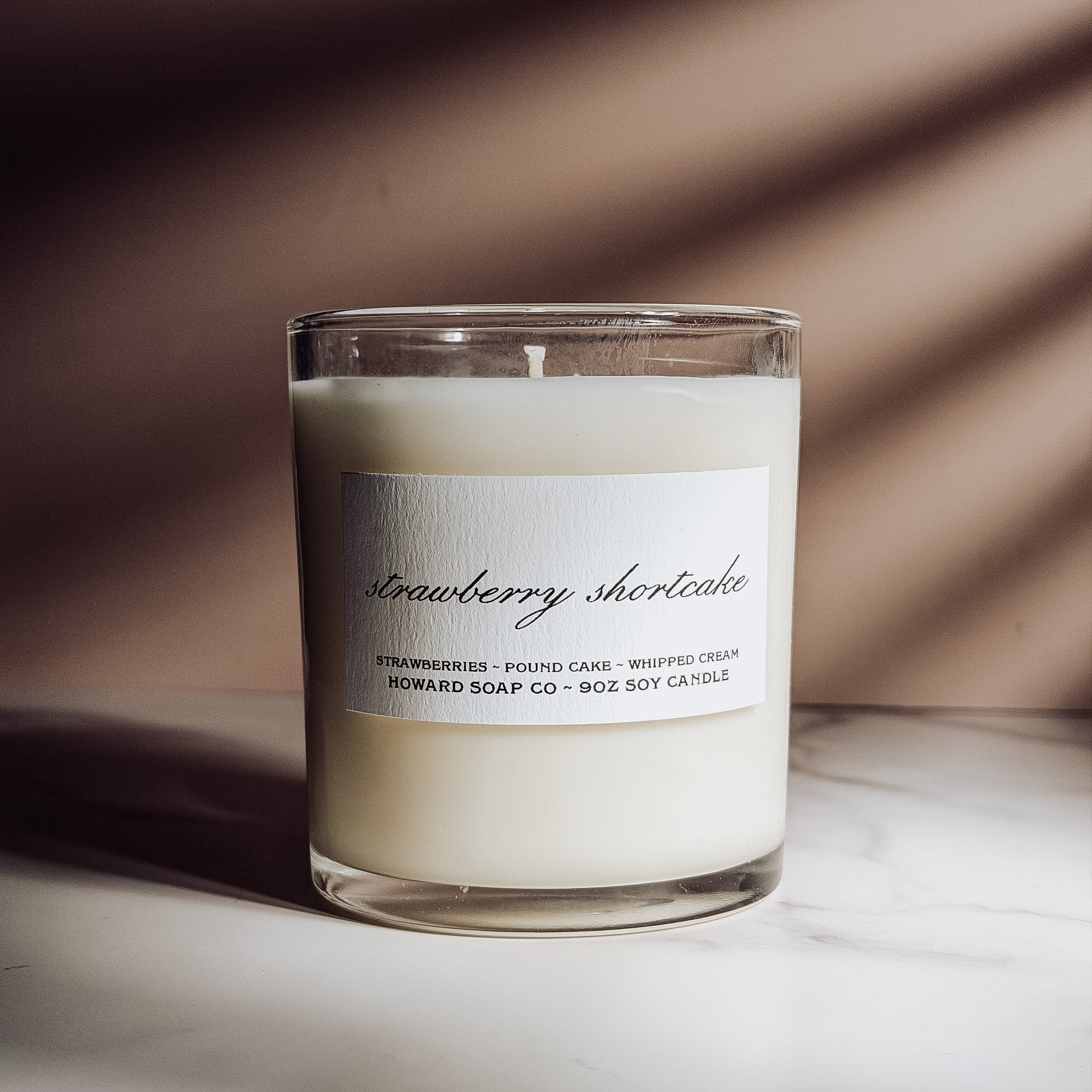 Strawberry Shortcake Candle - Howard Soap Co. - Minnesota Made Herbal Skin Care + Candles