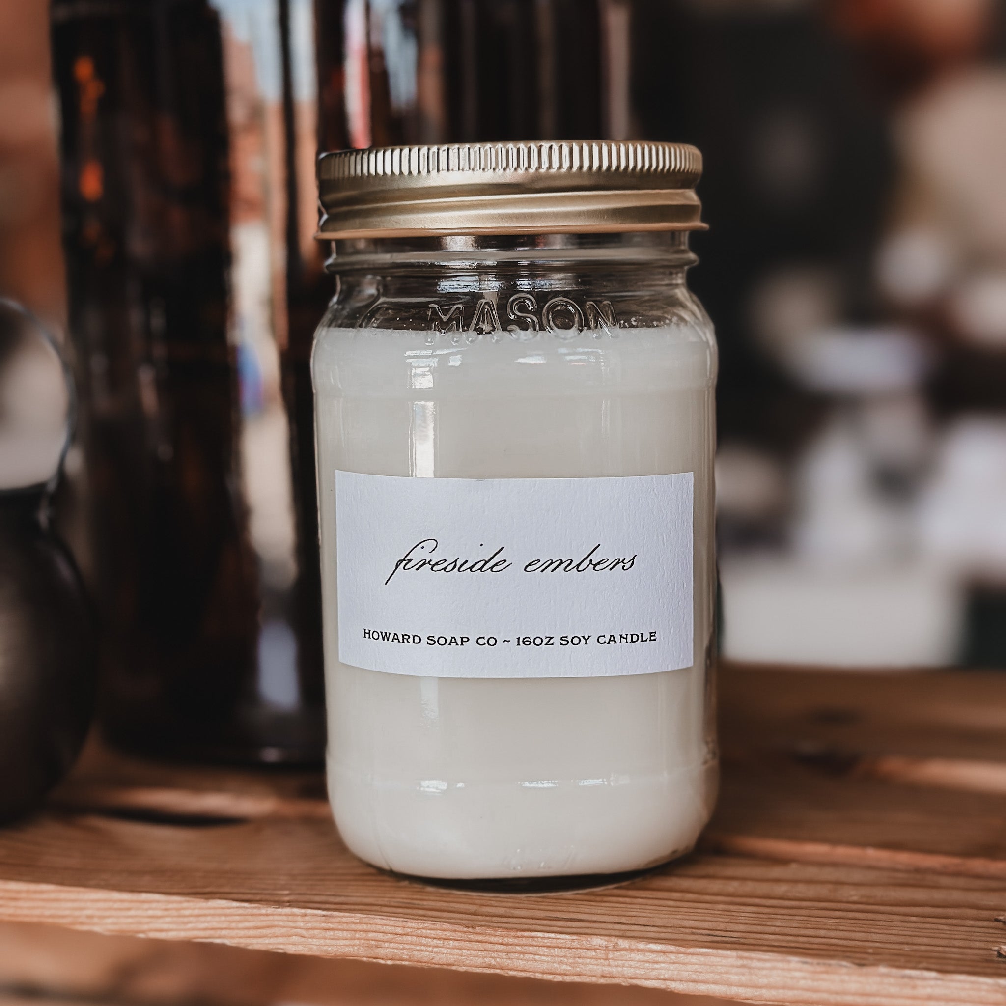 Fireside Embers - Howard Soap Co. - Minnesota Made Herbal Skin Care + Candles