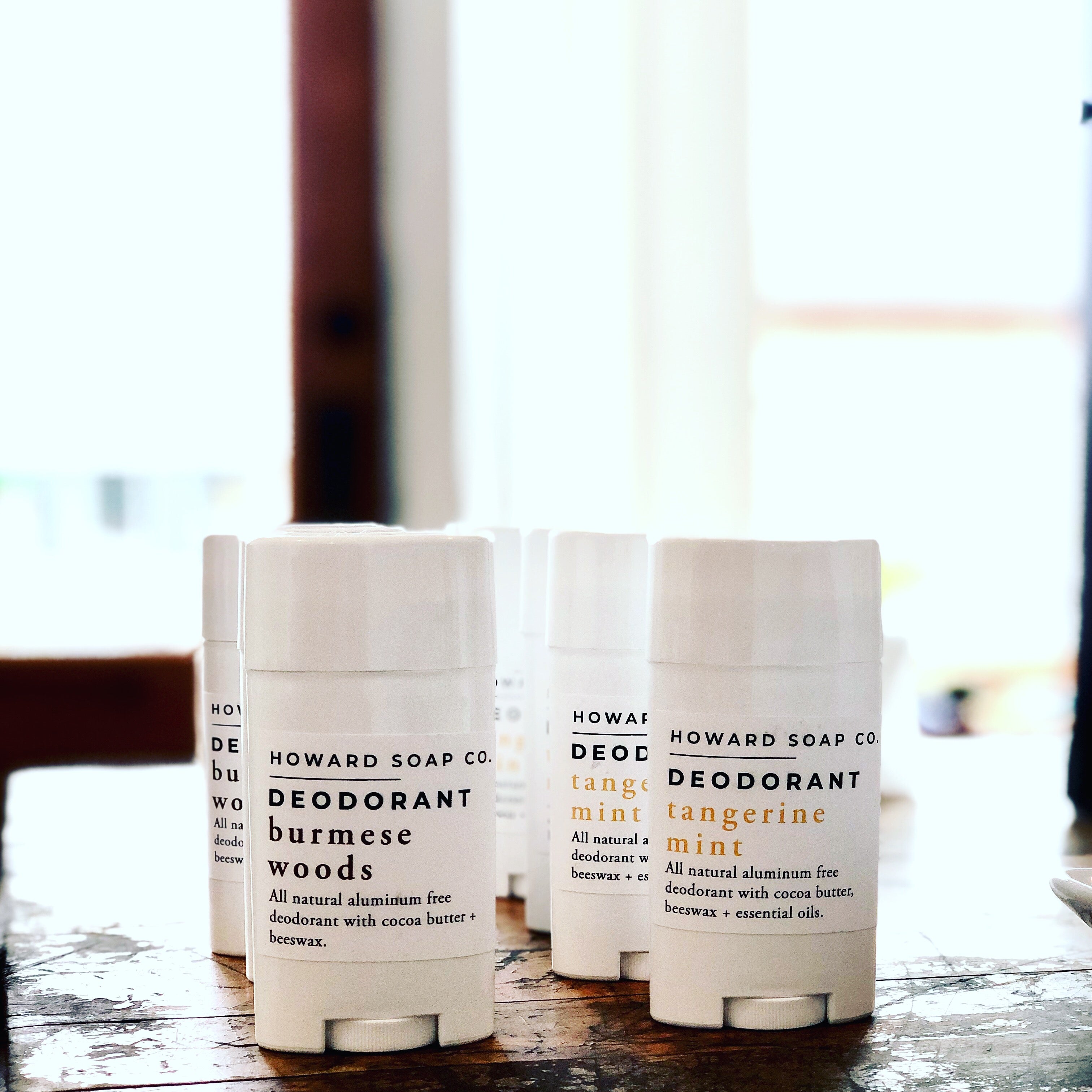 Natural Deodorant - Solid - Howard Soap Co. - Minnesota Made Herbal Skin Care + Candles