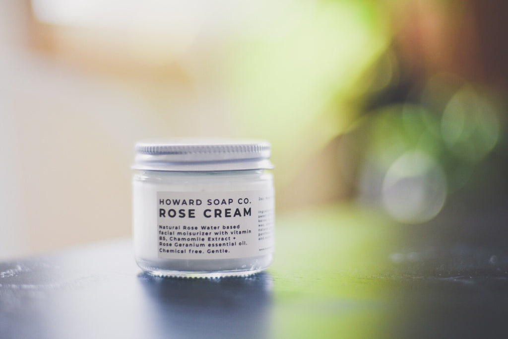 Rose Cream - Howard Soap Co. - Minnesota Made Herbal Skin Care + Candles
