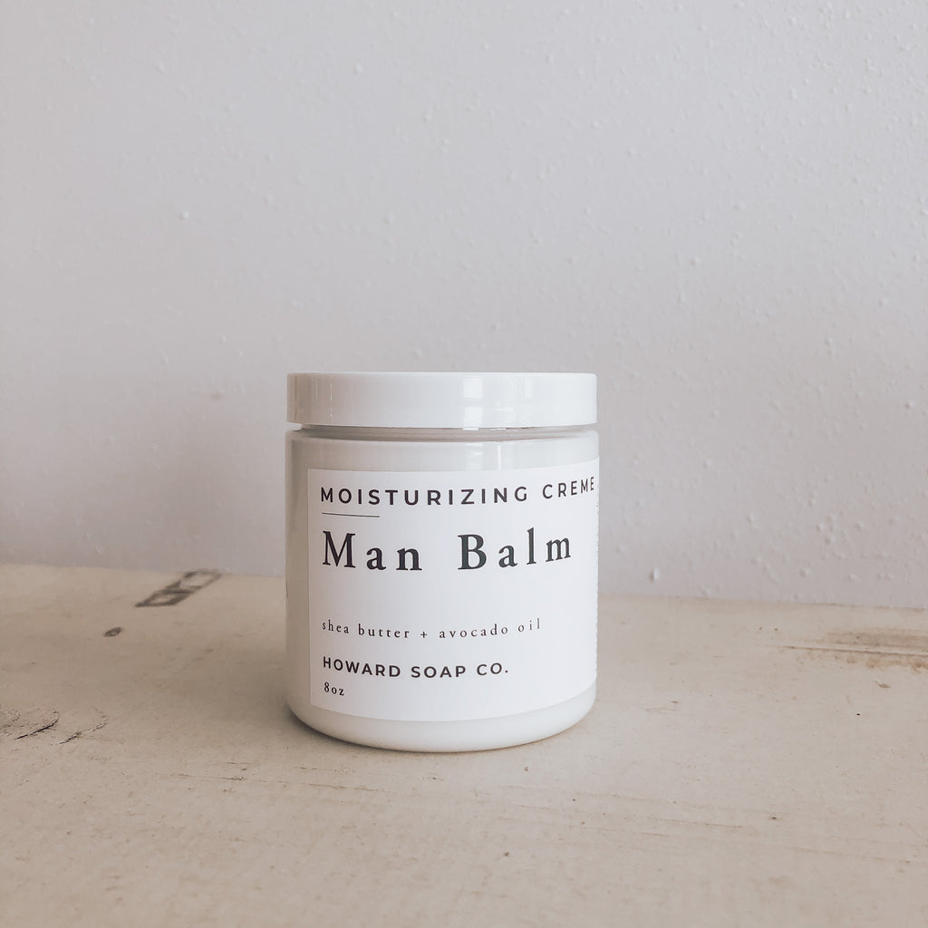 Man Balm - Howard Soap Co. - Minnesota Made Herbal Skin Care + Candles