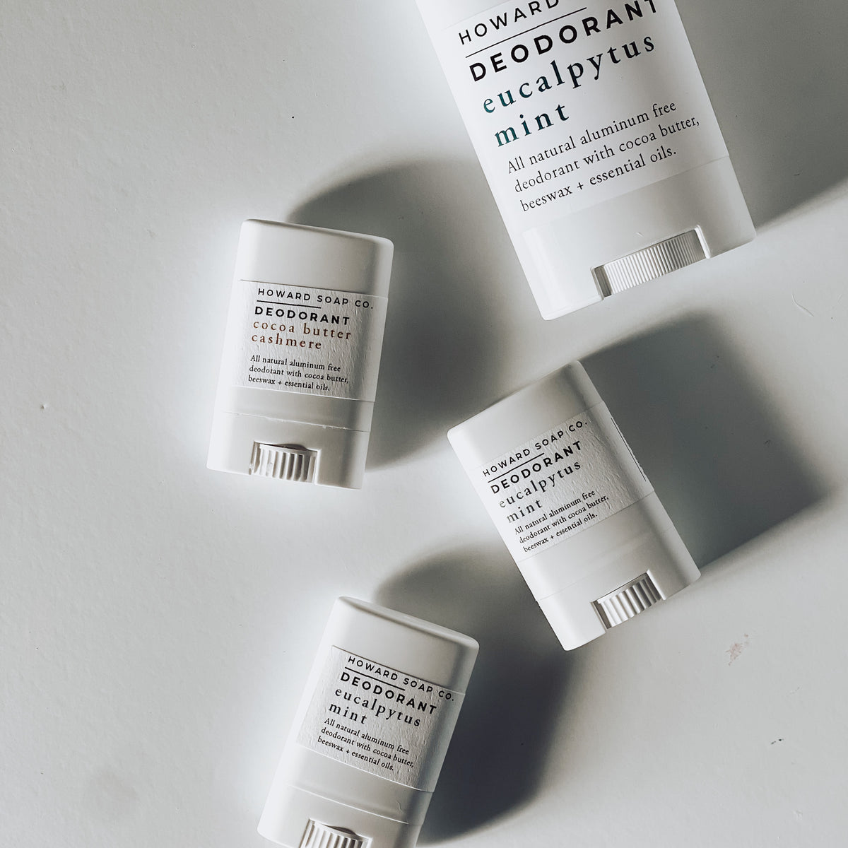 Natural Deodorant - Solid - Howard Soap Co. - Minnesota Made Herbal Skin Care + Candles