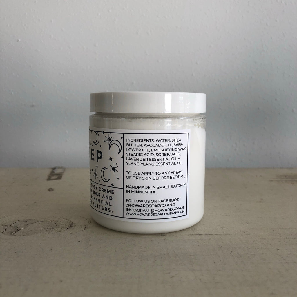 Sleep Cream - Howard Soap Co. - Minnesota Made Herbal Skin Care + Candles