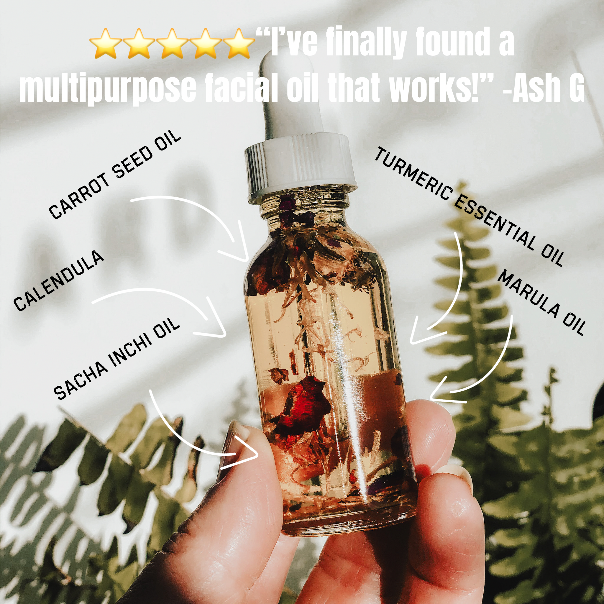 Botanical Facial Oil - Howard Soap Co. - Minnesota Made Herbal Skin Care + Candles