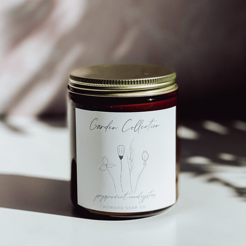 Garden Collection Candles - Howard Soap Co. - Minnesota Made Herbal Skin Care + Candles