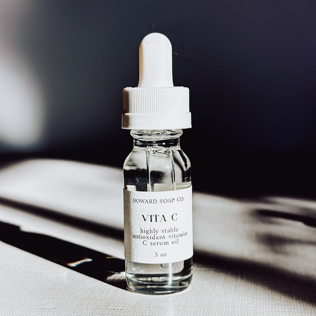 Vita C - Skin Brightening Antioxidant Oil - Howard Soap Co. - Minnesota Made Herbal Skin Care + Candles