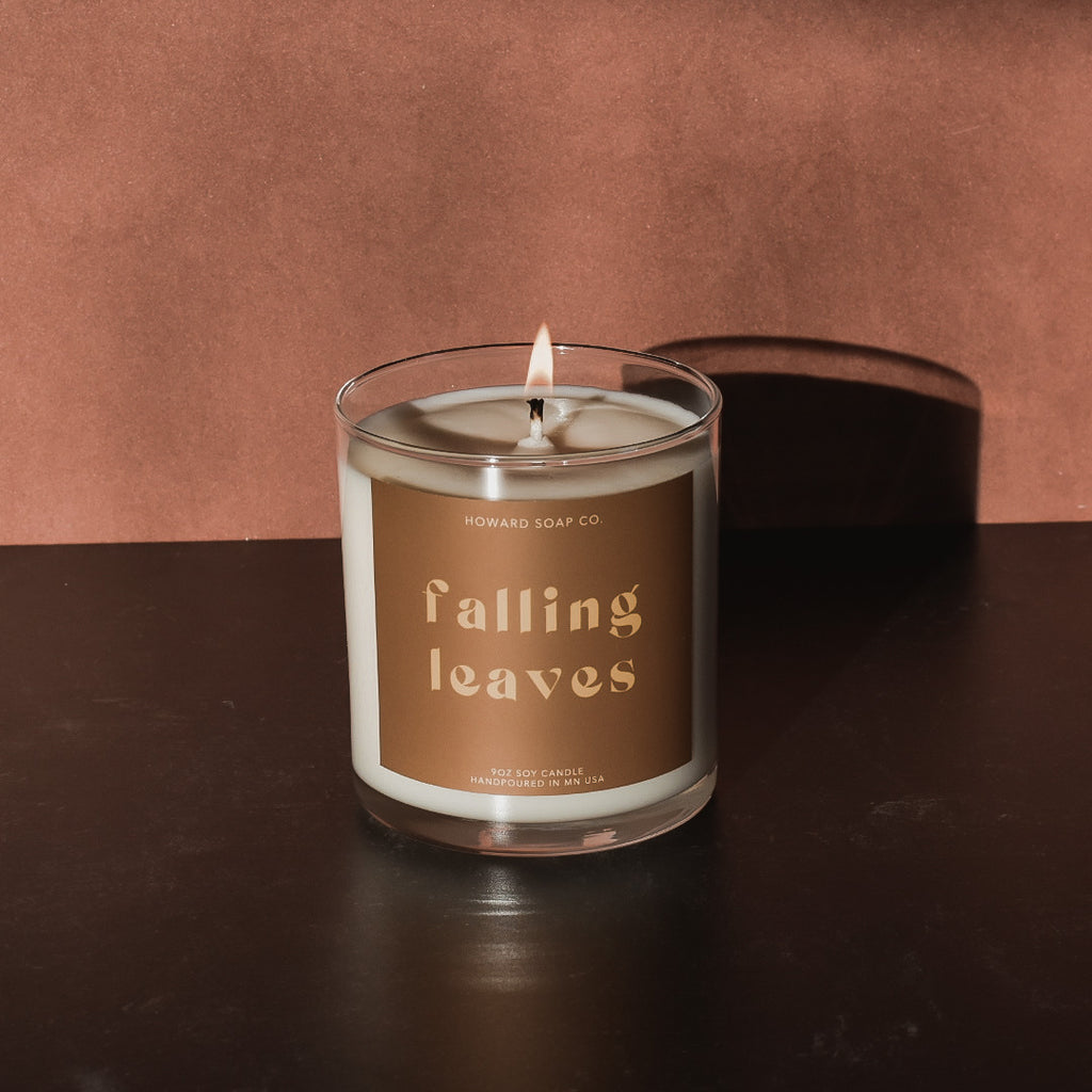 Falling Leaves- Soy Candle - Howard Soap Co. - Minnesota Made Herbal Skin Care + Candles