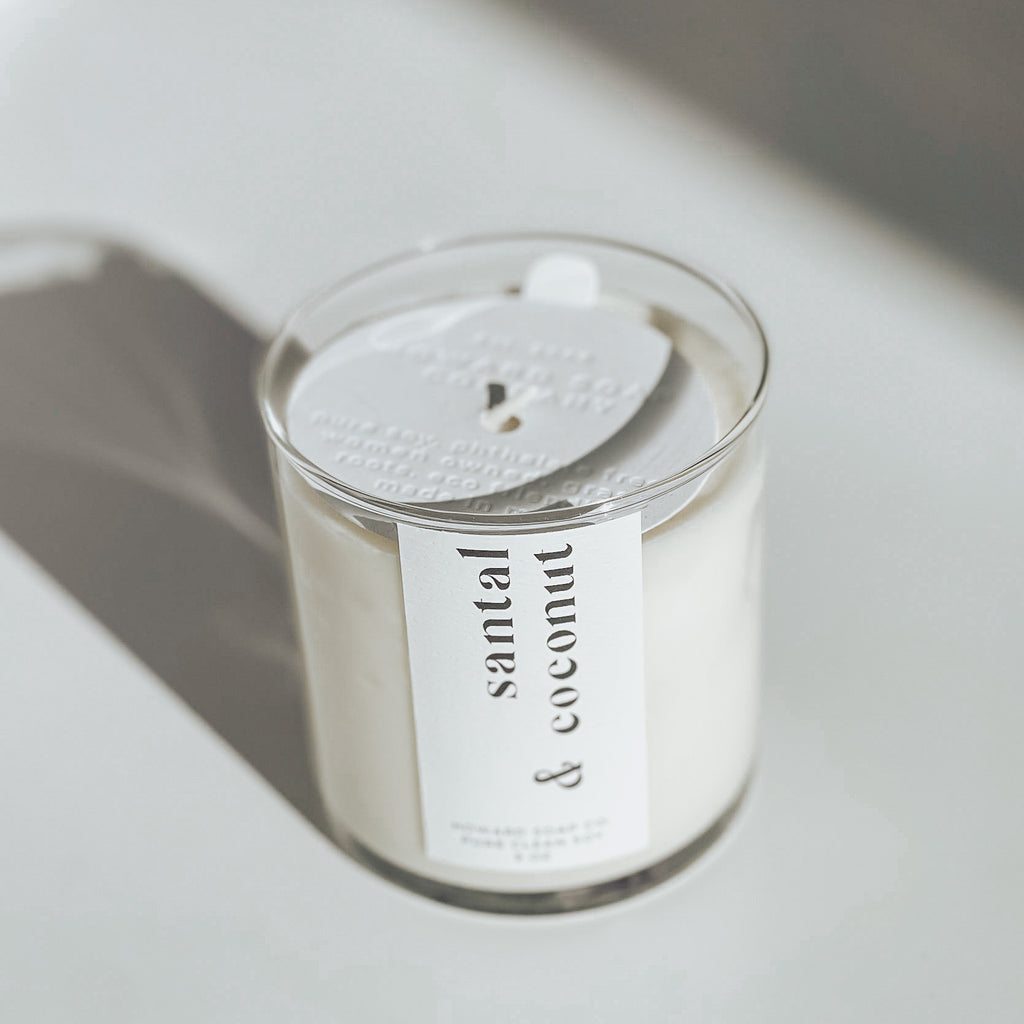 Santal + Coconut - Howard Soap Co. - Minnesota Made Herbal Skin Care + Candles