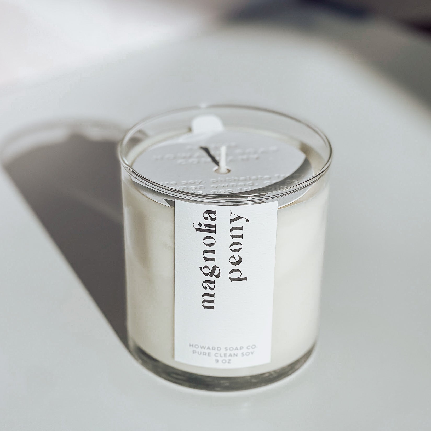 Magnolia Peony - Soy Candle - Howard Soap Co. - Minnesota Made Herbal Skin Care + Candles