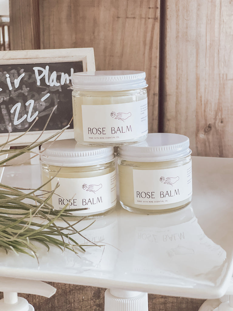 Rose Balm - Howard Soap Co. - Minnesota Made Herbal Skin Care + Candles