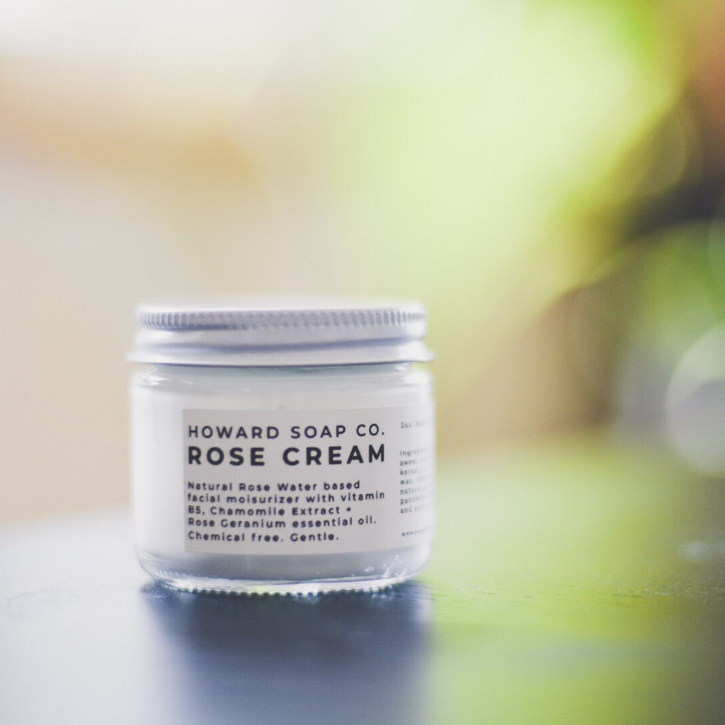 Rose Cream - Howard Soap Co. - Minnesota Made Herbal Skin Care + Candles