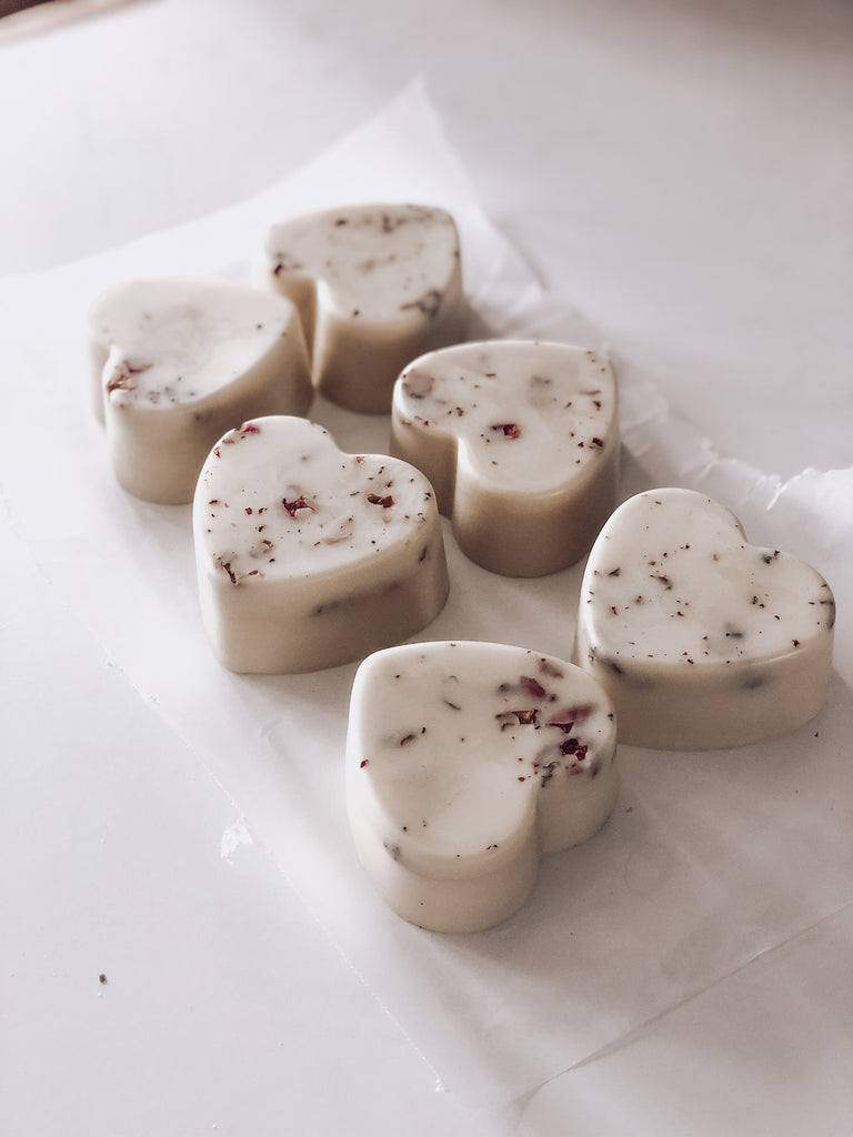 Lotion Bar Hearts - Howard Soap Co. - Minnesota Made Herbal Skin Care + Candles