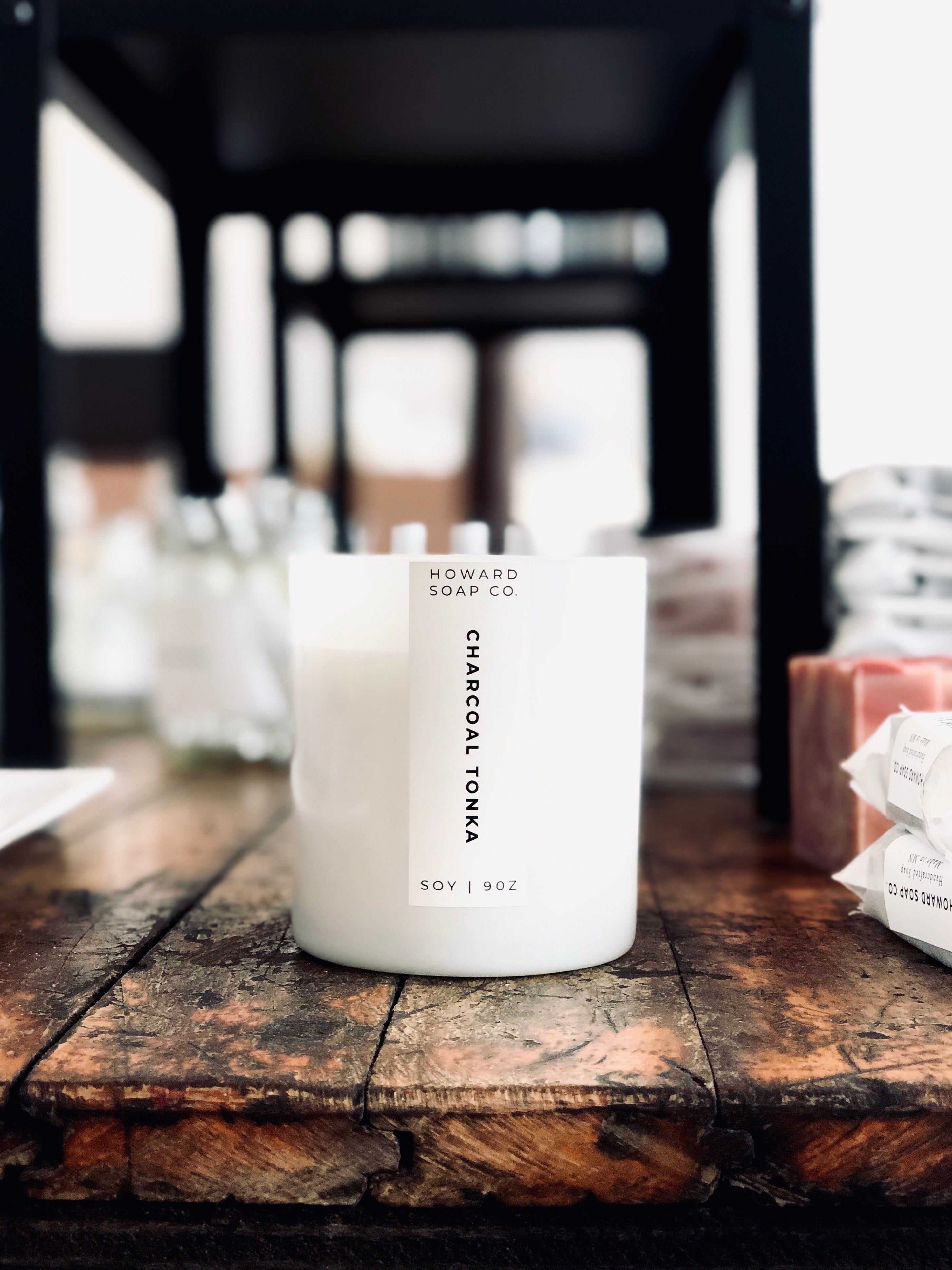 Charcoal Tonka - Howard Soap Co. - Minnesota Made Herbal Skin Care + Candles