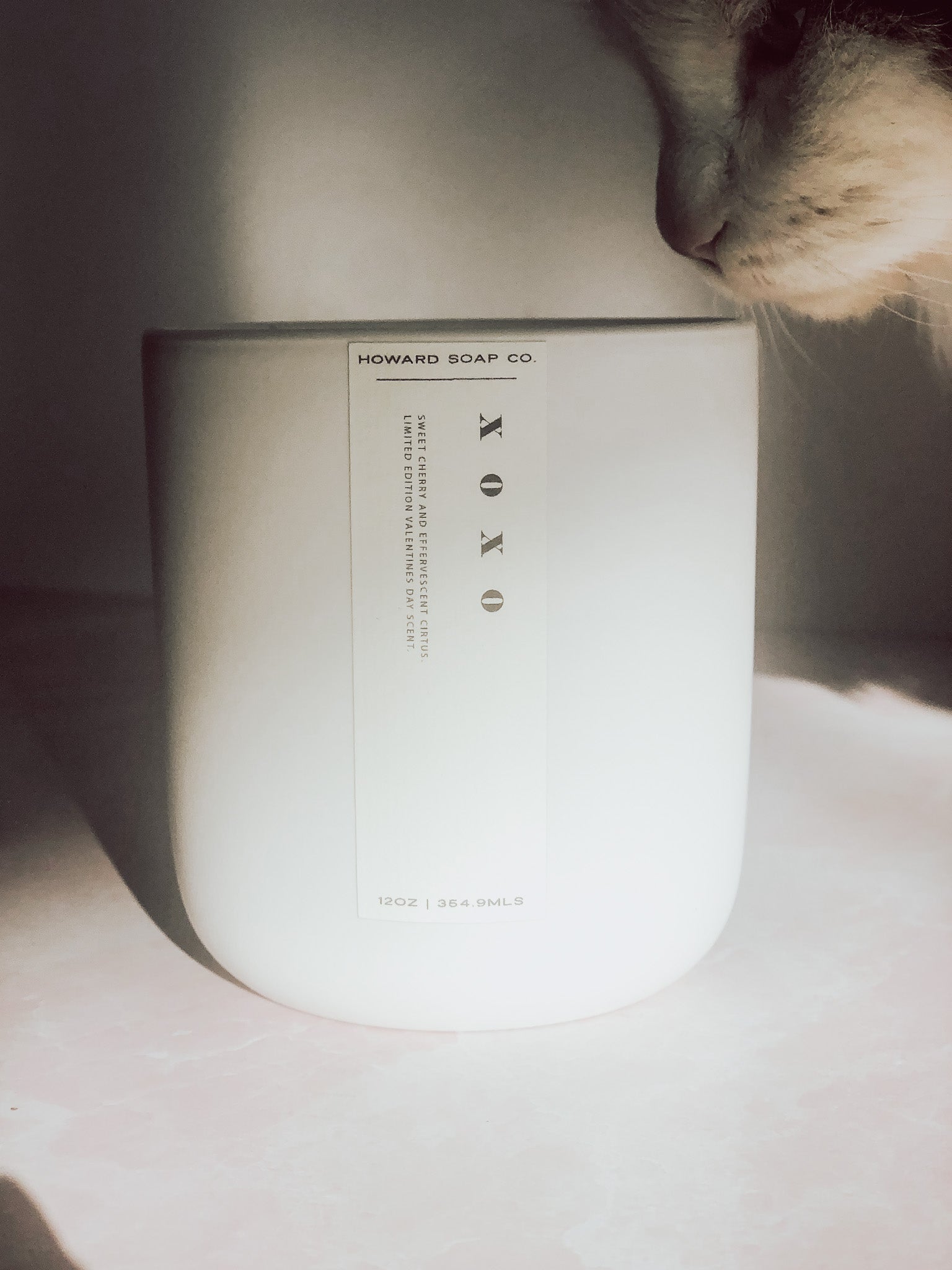 XOXO Ceramic Candle - Howard Soap Co. - Minnesota Made Herbal Skin Care + Candles