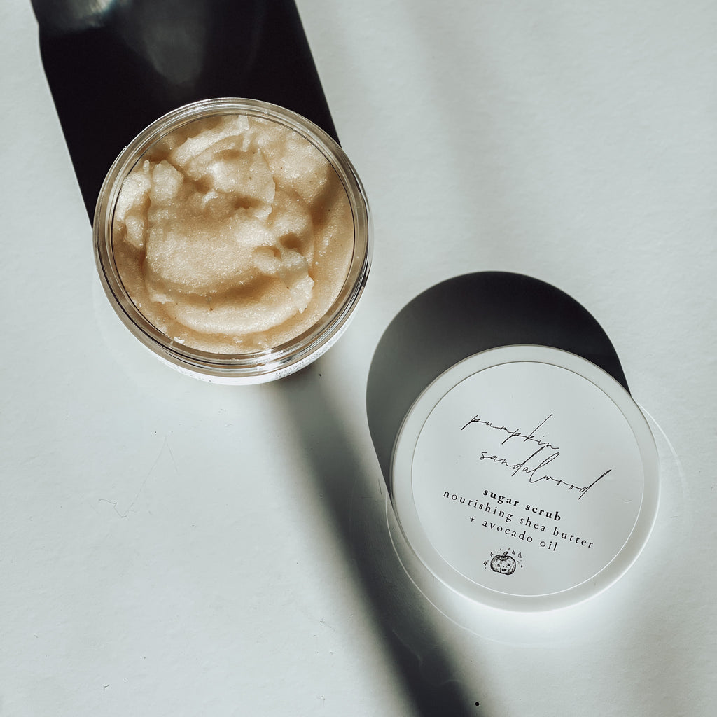 Pumpkin Sandalwood Sugar Scrub