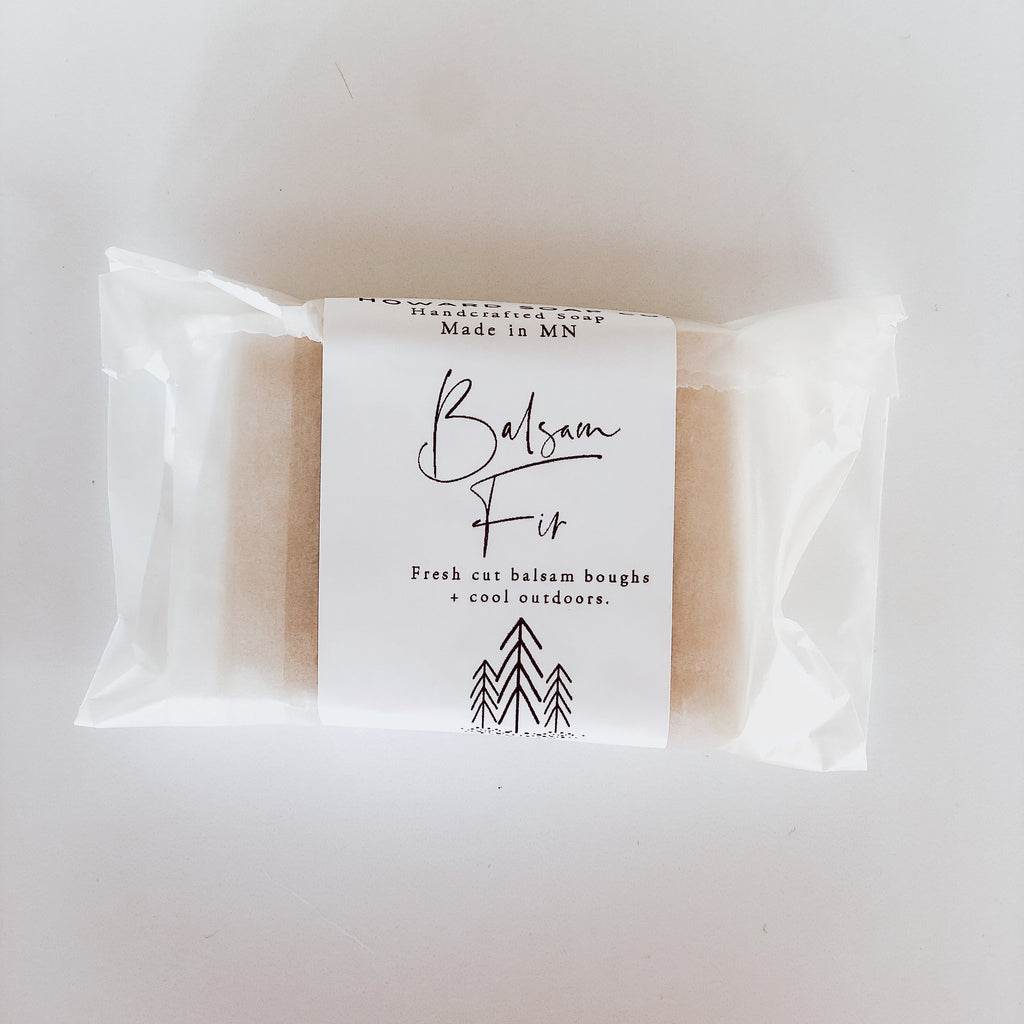 Balsam Fir Bar Soap - Howard Soap Co. - Minnesota Made Herbal Skin Care + Candles