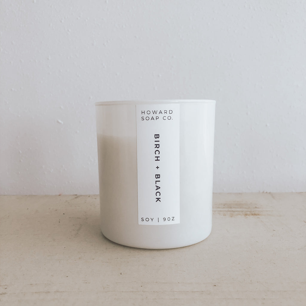Birch + Black - Howard Soap Co. - Minnesota Made Herbal Skin Care + Candles