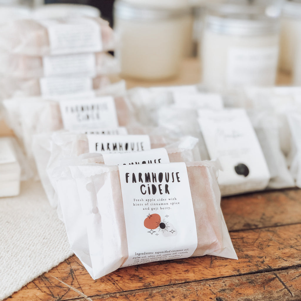 Farmhouse Cider - Howard Soap Co. - Minnesota Made Herbal Skin Care + Candles
