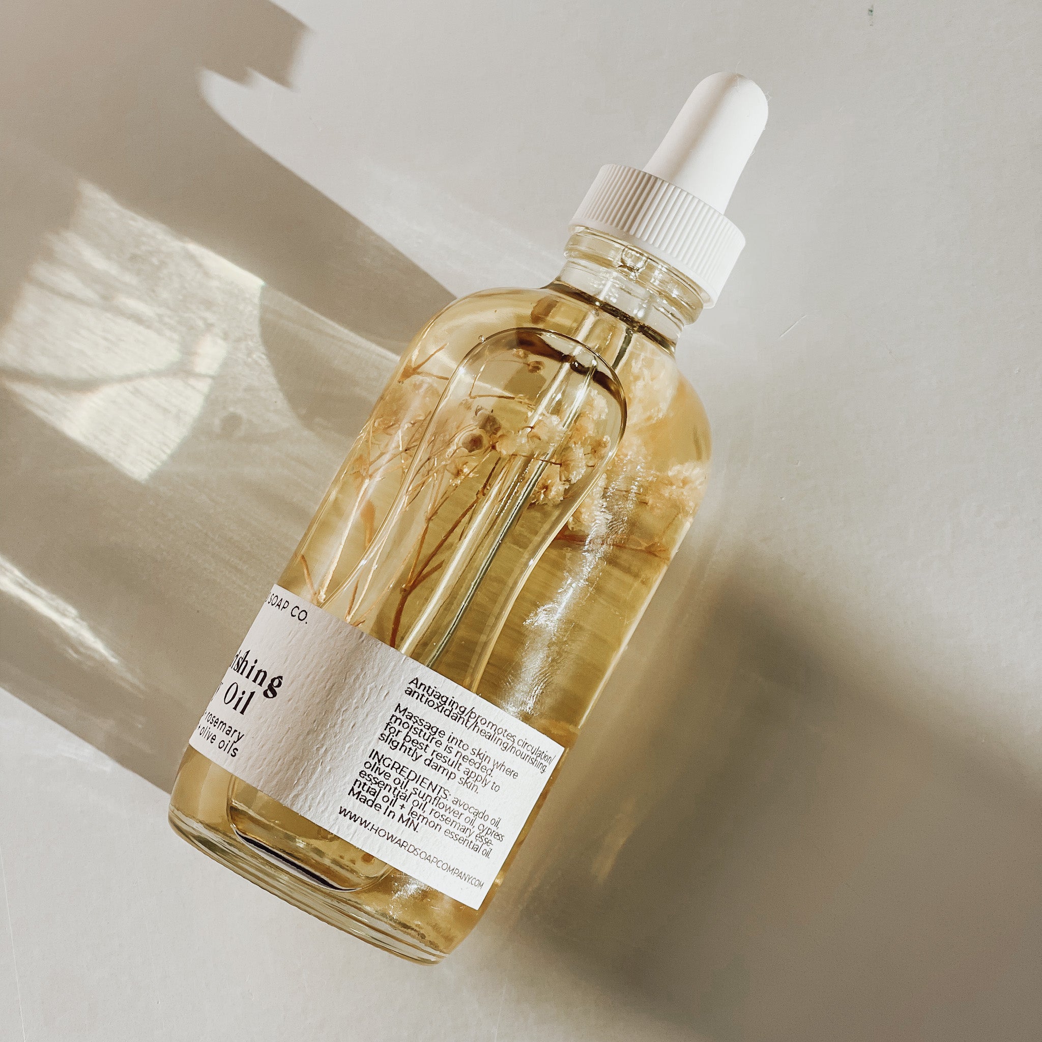 Nourishing Body Oil - Howard Soap Co. - Minnesota Made Herbal Skin Care + Candles